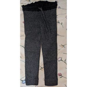 100% Merino Wool 100% Silk Waistband Girl (Kids)  XS  Grey Pant